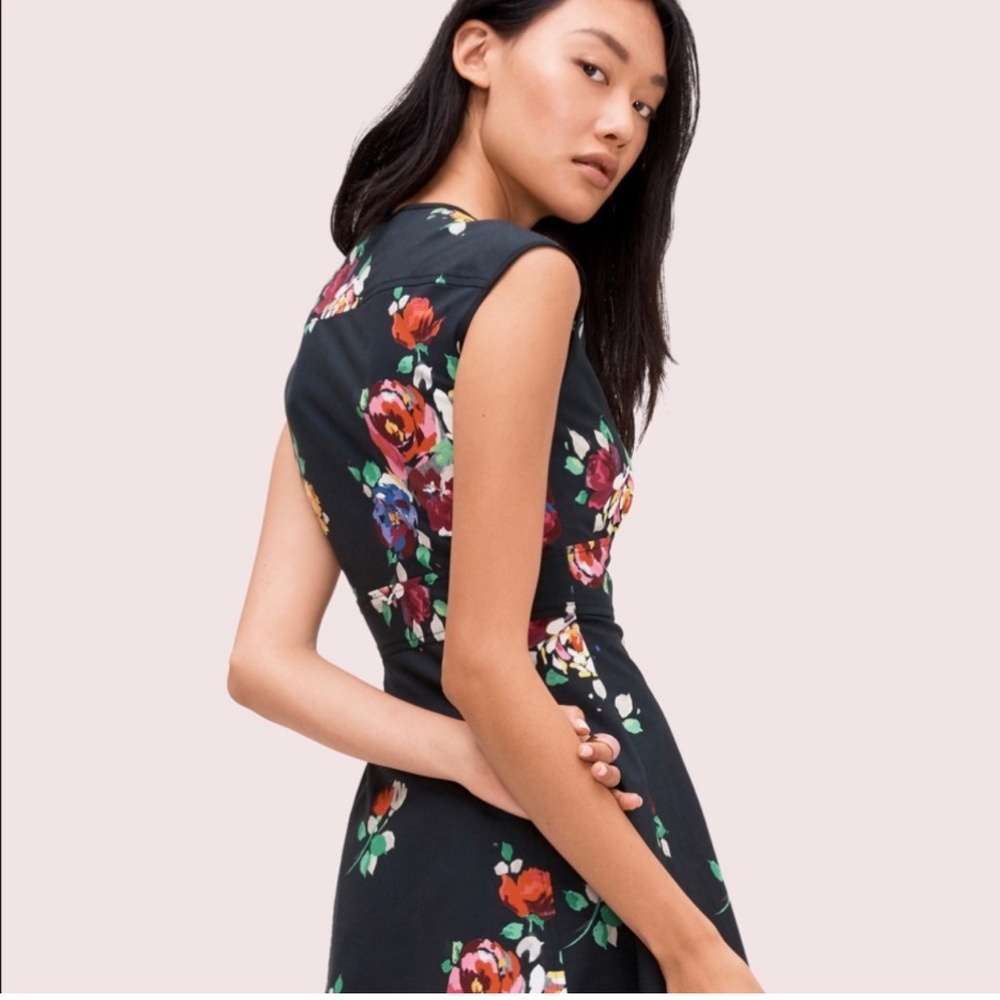 KATE SPADE | rare roses poplin dress - Picture 6 of 16